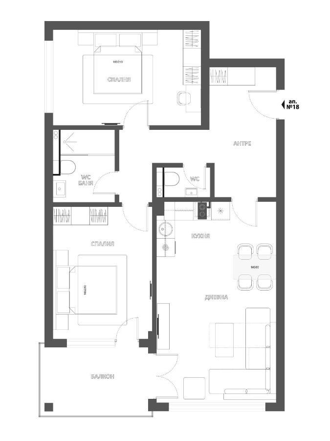Premium Apartment Villa Aristo Sveti Vlas Luaran gambar